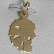 Load image into Gallery viewer, solid 18k yellow gold zodiac sign pendant, zodiacal charm, satin, made in Italy.
