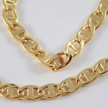 Load image into Gallery viewer, 18K YELLOW GOLD CHAIN, SAILORS NAVY MARINER, FINELY WORKED, SHINY, MADE IN ITALY.
