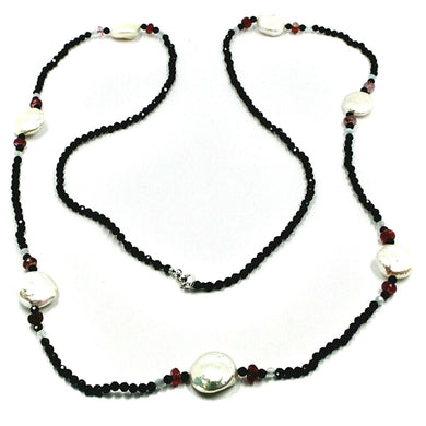 18k white gold long 35