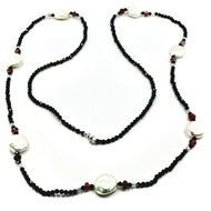 18k white gold long 35