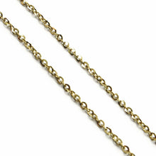 Load image into Gallery viewer, 18K YELLOW GOLD NAME NECKLACE, BEATRICE, AVAILABLE ANY NAME, ROLO CHAIN

