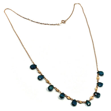 18k rose gold long 17.3