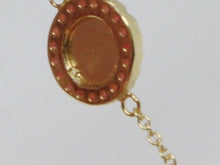 Load image into Gallery viewer, 18k yellow gold rosary necklace, faceted red ruby root, Cross &amp; miraculous medal.
