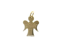 18k yellow gold angel pendant, 
