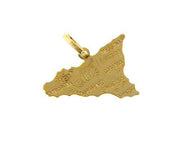 solid flat 18k yellow gold Sicily 11 mm 0.43