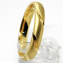 Load image into Gallery viewer, 18k yellow gold band braided ring, braid woven, satin, made in Italy

