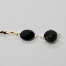 Load image into Gallery viewer, SOLID 18K YELLOW GOLD PENDANT WITH WHITE FW PEARL AND BLACK ONYX MADE IN ITALY
